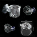 Aquarium/Fish Tank Holder Aquatic Plant Acrylic Cup Container Pot Pet Suppl Y1R5