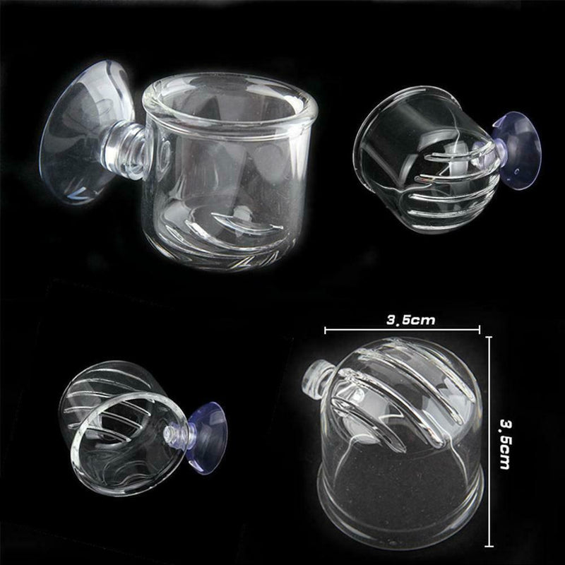Aquarium/Fish Tank Holder Aquatic Plant Acrylic Cup Container Pot Pet Suppl Y1R5