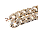 Fashion Retro Gothic Punk Golden Chunky Link Chain Short Necklace
