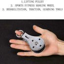 Fitness Stainless Steel Bearing Pulley Load For Lifting Wheel Cable Workout O0O4