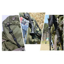 1pc Mountaineering Backpack, External Climbing Pole Buckle Fixed Elastic Rope FT