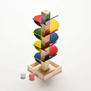 Wooden Tree Ball Run`Track Play Game Supplies Kids Intelligence Educational  Hn