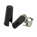 Black Plastic B Flat Clarinet Mouthpiece & Cap Clamp Woodwind Instruments U5M5