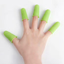 2PCS Silicone Finger Protector Sleeve Insulation Anti-skid Cover Hand Pr RQW