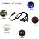 Bluetooth Phone APP Dimmer LED RGB Controller w/24 Keys IR Remote Control