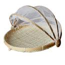 Bamboo Food Protector Cover Insect Net Tent Outdoor Patio Deck Picnic 30cm