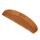 6.5" Length Dual Head Wooden Toothed Anti-static Hair Comb For Women W5O9