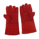 Welding Gloves Gauntlets Welders Glove Cowhide Twill Gloves Labor Protection