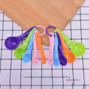 5pcs/set Measuring Spoons Colorful Plastic Sugar Cake Baking SpoonBX