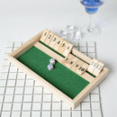 Wooden Shut the Box 12 Dice Game Board ,Wooden Board Game with Dice for the M2Z8