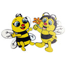 New 20 Pieces Wood Shapes Bee Embellishments for Scrapbooking Crafts Decora Q3J4