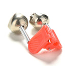 20X Red Hot Plastic Clip Double Rod Bite Alarm Fishing Bells Ring  Z