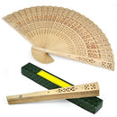 Ladies Wooden Sandalwood Hand Fan Wedding/ Birthdays Partys