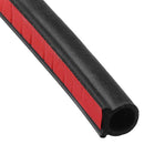 Car Motor Door Big D-Shape Rubber Seal Weather Strip Hollow 157 Inch 4M