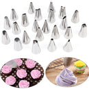 24pcs Confectionery Packing DIY Stainless Steel Icing Piping Nozzles Pastry TiME