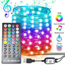 USB LED String Lights Waterproof App Control Copper Wire Lamps (2m 20LED) A