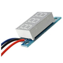 Mini Digital Panel Voltmeter DC 3 - 100V Red 3 Digits P9L7