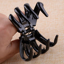 Octopus Hair Claw Clip Plastic Black & Brown Set Women Clamp Hairpin Accessory