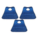 3 Pcs Waterproof Reusable Washable Mealtime Clothing Protector Bib with Backing
