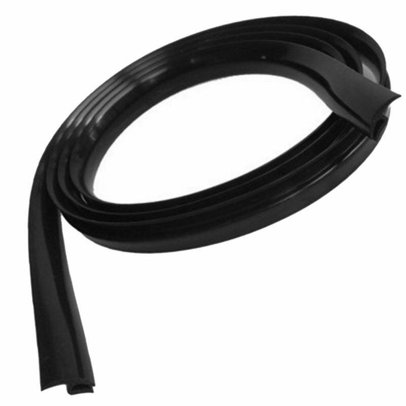 Car Black Rubber Seal Under Front Windshield Panel Sealed Trim Moulding Strips