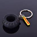 Car Tyre Keychain Motorcycle Assistant Decoration Key Ring Tire Keyring Key  Hn