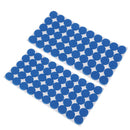 100 x Blue Furniture Protection Pads Leg Table Chair Sofa Feet Floor Protector