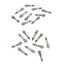 20 Pieces/Pack 8mm 24V LED Metal Indicator Light XD8-2 Red x 10 Green x 10