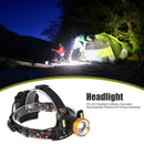 T6 LED Headlight 4 Modes Zoomable Rechargeable Waterproof Fishing Headlamp