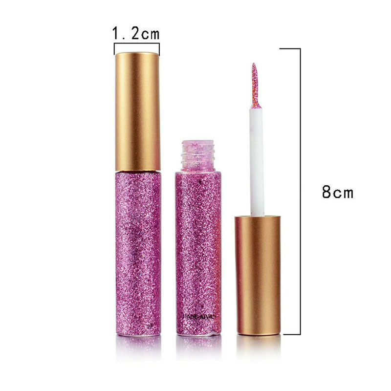 10pcs/set liquid glitter eyeshadow waterproof sequins eye liner shimmer shadowSP
