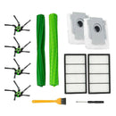Set of Multi-Surface Rubber Brushes Replacement Parts Kit for Vacuum Cleaner