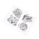 Silicone Flower Stamp+Metal Cutting Dies Stencil Frame Craft Scrapbook