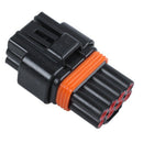 Cable Connector Plug in 8 Pins Waterproof Electrical Sets Car HID 5Pcs Blac S6T9