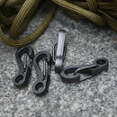 10PCS/LOT Mini SF Spring Backpack Clasps Climbing Carabiners EDC Keychain C A4M6