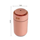 Starry Sky Mini Humidifier Portable USB Mute Essential Oil Diffuser (Pink) A