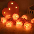 Silicone LED Rose Lamp Battery String Wedding Xmas Valentine Birthday Decor