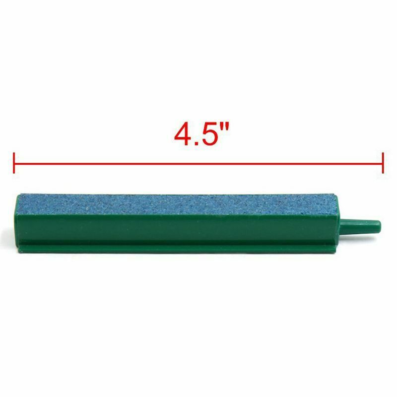 4 inch Length Green Air Stone Bubble Diffuser Bar for Aquarium Fish Tank 20 V7X5