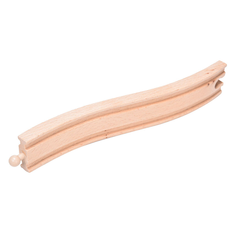 1 Pcs Wooden Train Big S Track Railway Accessories Compatible All Major BrandsLJ