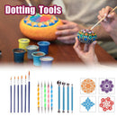 20pcs Dotting Tools Set Ball Embossing Craft Painting Rocks Mandala Stencil DIY