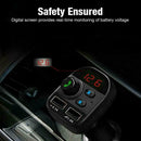 Wireless Bluetooth In-Car FM Transmitter MP3 Radio Adapter 2 USB Charger L0Z1 W2