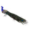 Vivid Artificial Peacock Bird Realistic Taxidermy Home Garden Yard