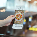 DIY Special Shaped Diamond Painting PU Leather Passport Protection Cover