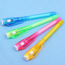 Invisible Magic Ink Pen Writing Secret Message Gadget With UV Light Stationery