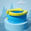 Portable Baby Potty Training Seat Folding Toilet Urinal Chamber Pots (Blue)
