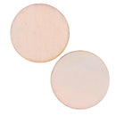 50pcs DIY Natural Blank Wood Pieces Rlice Round Unfinished Crafts Wooden DiscsBX