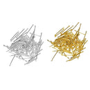 200pcs Metal Straight Bar Connectors Jewelry Findings DIY Necklace Bracelet