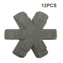 12pcs/set Hotel Non Woven Fabric For Stacking Placemat Practical Pan Protector