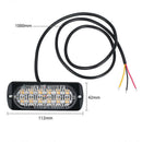 For Car SUV Police Strobe Flash Lights Truck Side Lamp warning 12-24V Amber dh