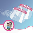 2x Kids Elastic Full Face Shield School Guard Face Cover Visor Hat Dustproof