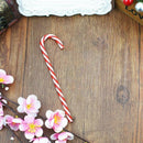 Twisted PVC Candy Canes Red & White 13 cm Christmas Tree Decoration 6 pcs N8Y4