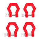 Trailer Towing Buckle Tow Hooks D Shackles for 1/10 RC Truck Climbing Car